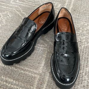 Franco Sarto Balin Lug Sole Platform Loafer 6.5 Patent